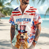 Personalized America Cat Dad, Dog Dad Hawaii Shirt LM32 899115
