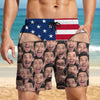 Custom Face Funny Men’s Swim Trunks - Fake Underwear Beach Shorts, Wide Load Birthday Gag Gift For Him HA75 921948