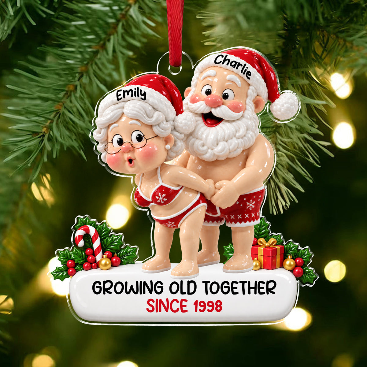 Annoying Together Funny Adult Acrylic Ornament For Couple CH07 180844