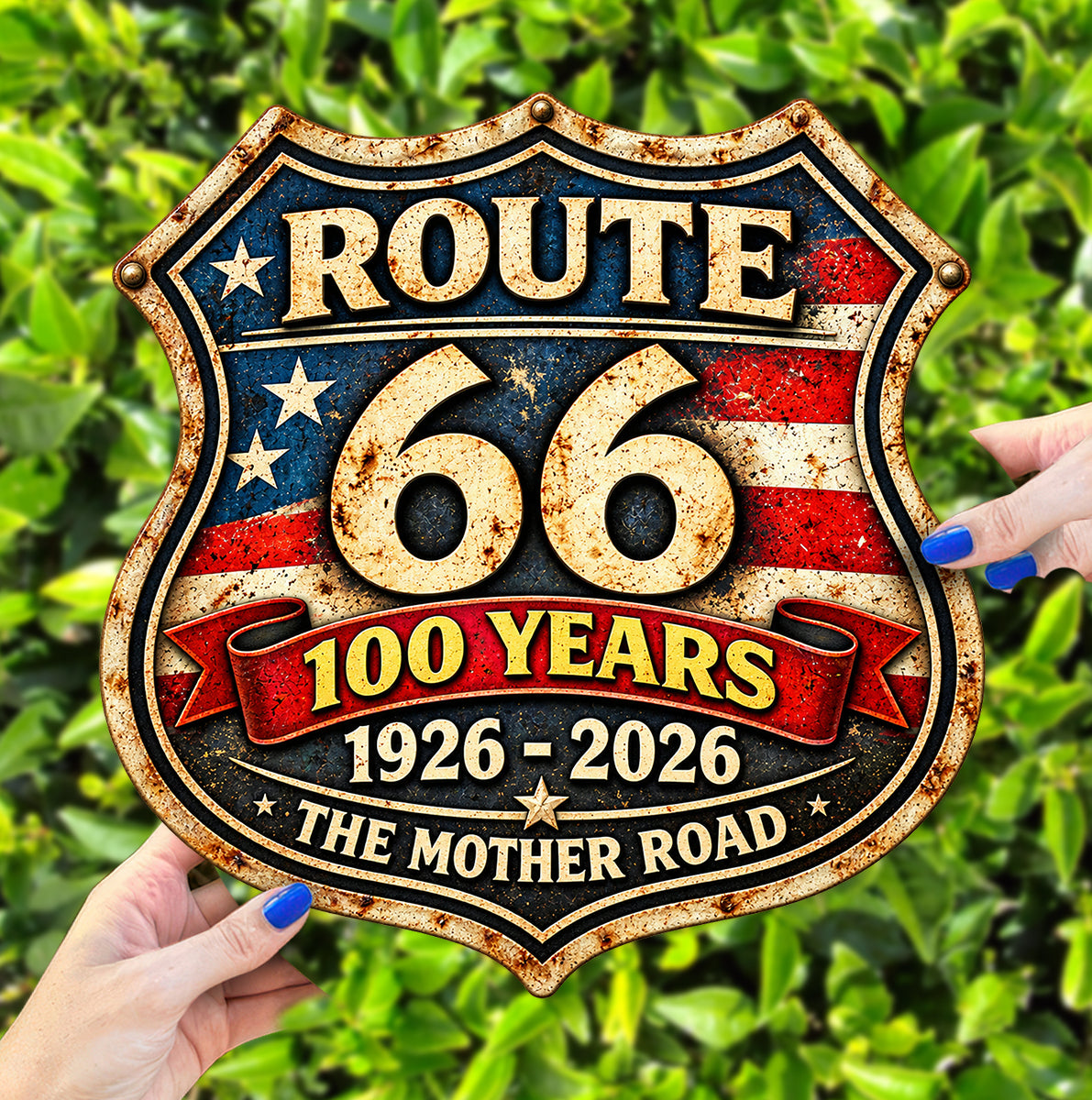 Route 66 Centennial, 100th Anniversary - The Mother Road Metal Sign LM32 670243