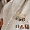 Custom Photo Memorial Boutonniere Lapel Pin Sympathy Keepsake Gift LM32 895539