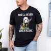 You'll Never Walk Alone Autism Awareness Puzzle Dark Shirt - Autism Mom, Autism Dad LM32 899387