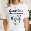 Personalized Grandkids Make Life More Grand White Shirt HA75 920390