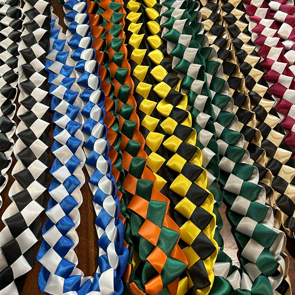 Personalized Name Class of 2026 Braided Graduation Ribbon Lei with Texts - Graduation Sash LM32 899291