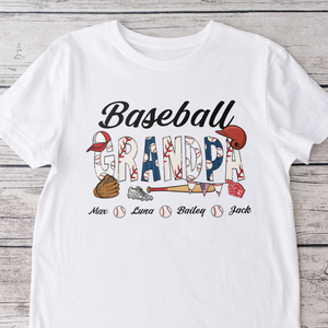 Personalized Baseball Dad Bright Shirt TH10 892741
