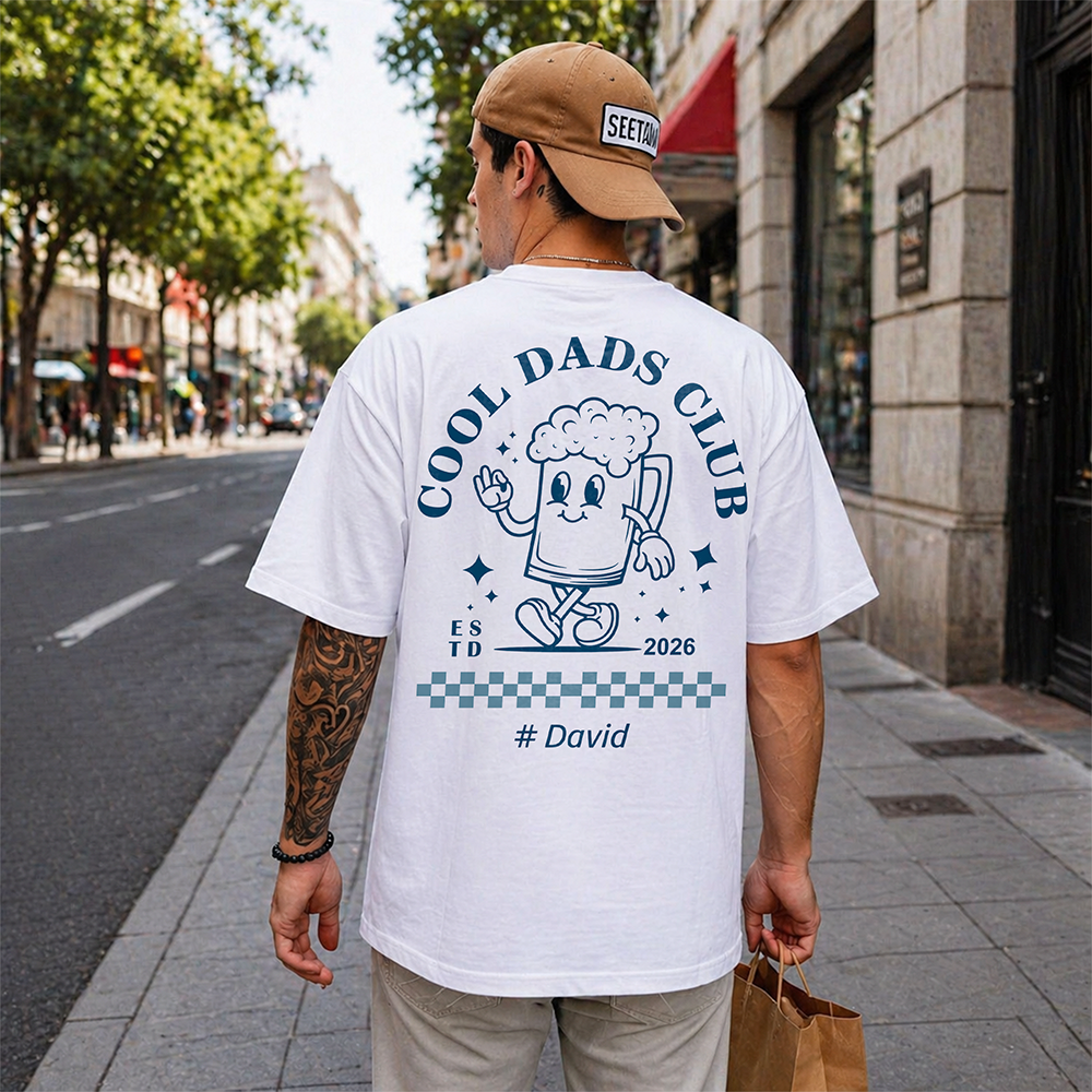 Custom Name Cool Dads Club Back Shirt - Personalized Father’s Day Gift HO82 902434