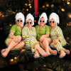 Custom Photo Funny Old Friend Acrylic Ornament, Personalized Friendship Keepsake CH07 180568