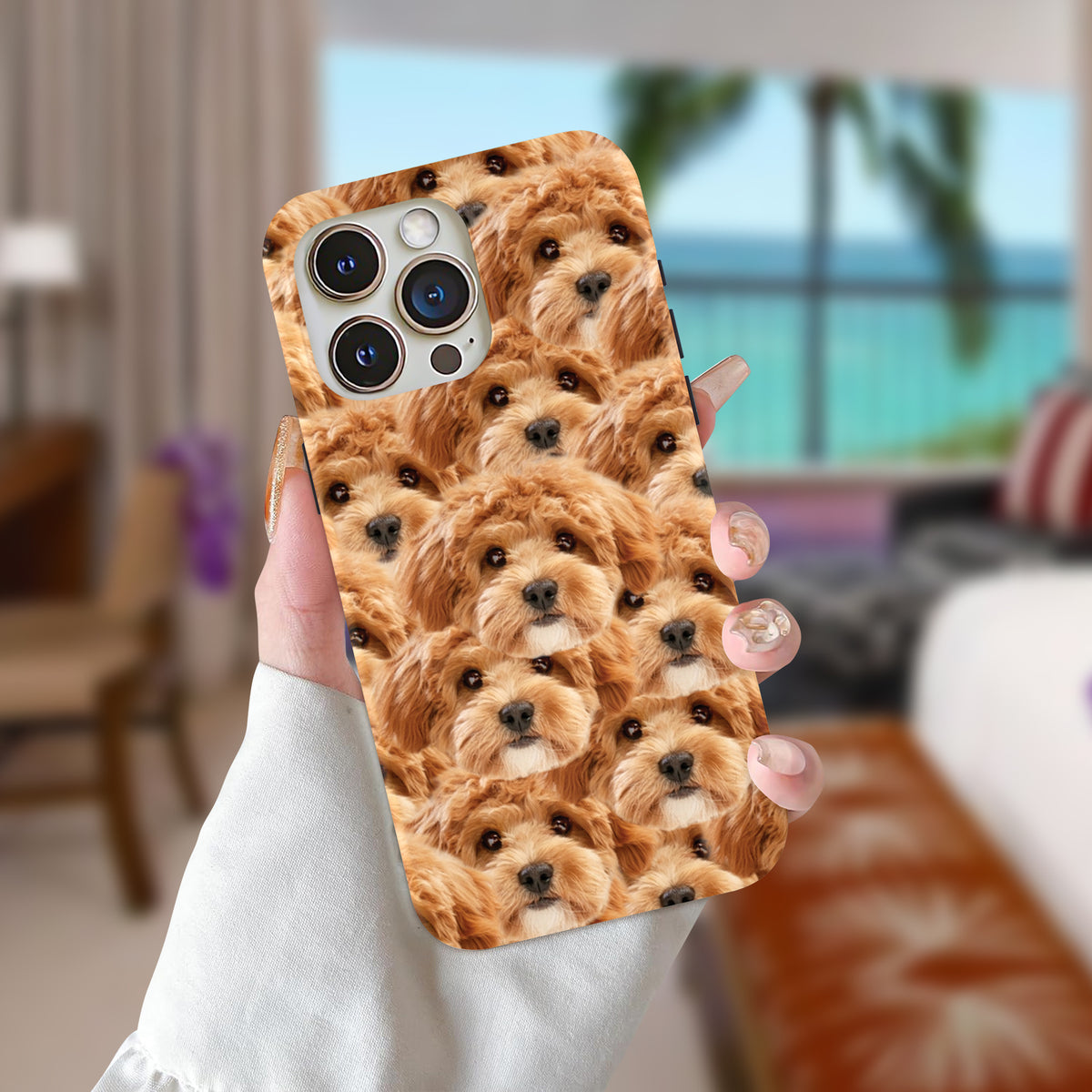 Custom Full Face Pet Photo Phone Case Gift For Pet Lover HA75 920236