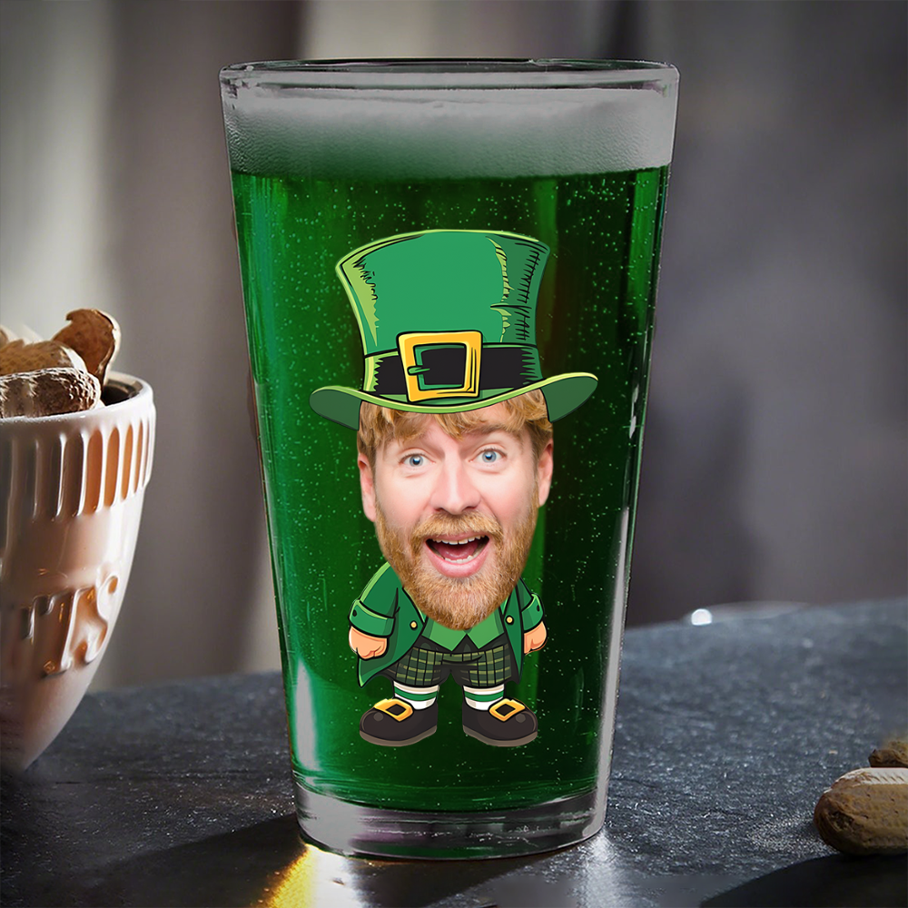 Custom Photo St. Patrick’s Day Beer Glass TH10 898051