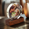 Custom Photo Admit It Life Would Be Boring Without Me Round Acrylic Frame Block For Dog Lovers CH07 896042