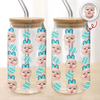 Custom Photo Favorite Peep Glass Can With Lid For Easter Day HA75 898532