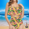Custom Photo Hawaiian Style Bikini Swimsuit Gift for Women LM32 899881