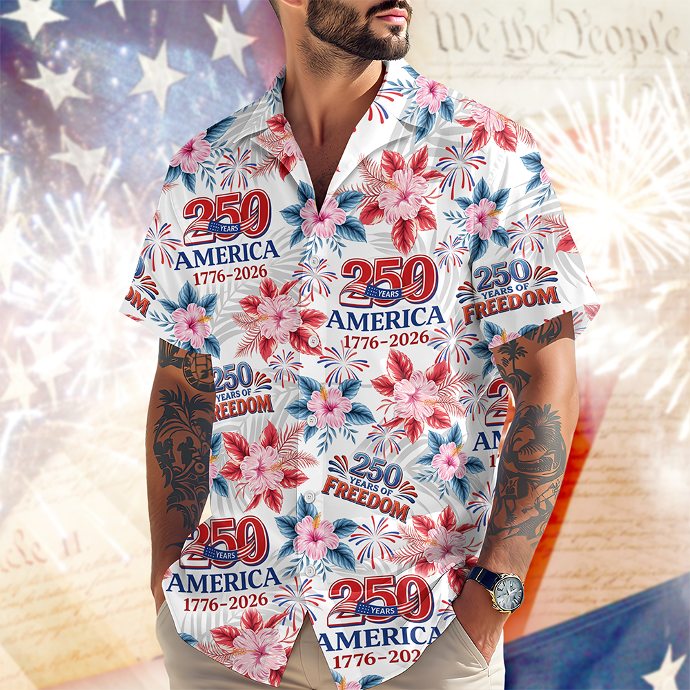 250 Years Of America 1776-2026 Hawaiian Shirt CH07 911060