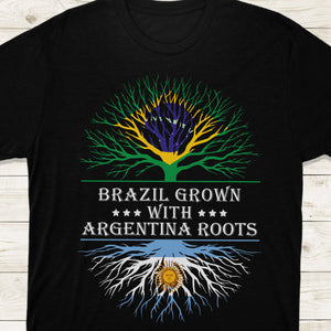 Grows With Roots Latin America Flag Dark Shirt TH10 892007