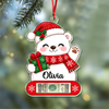 Custom Name Christmas Acrylic Money Holder Ornament Holiday Gift for Kids CH07 180854