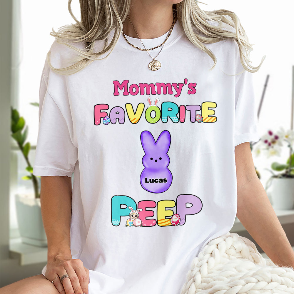 Grandma's Little Peeps Personalized Easter Shirt  Gift For Grandma Mommy CH07 895300