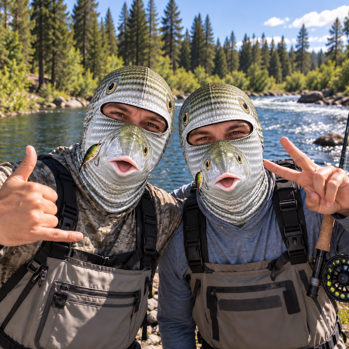 Funny Bonefish Mask For Fishing Lovers HO82 904024