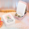 Personalized Sometimes You Forget You're Beautiful Lover's Flower Makeup Box With LED LM32 893299