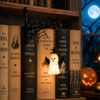 Halloween Metal Bookshelf Lantern Light Gift for Book Lovers, Reader Gift CH07 180222