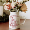 And She Lived Happily Ever After Dog Toile De Jouy Personalized Vase LM32 893843