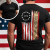 We The People America 250th Birthday US Flag Back & Front Dark Shirt CH07 910530