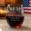 We The People Sympathy Quote For 250 Years of Freedom Wine Glass LM32 895485