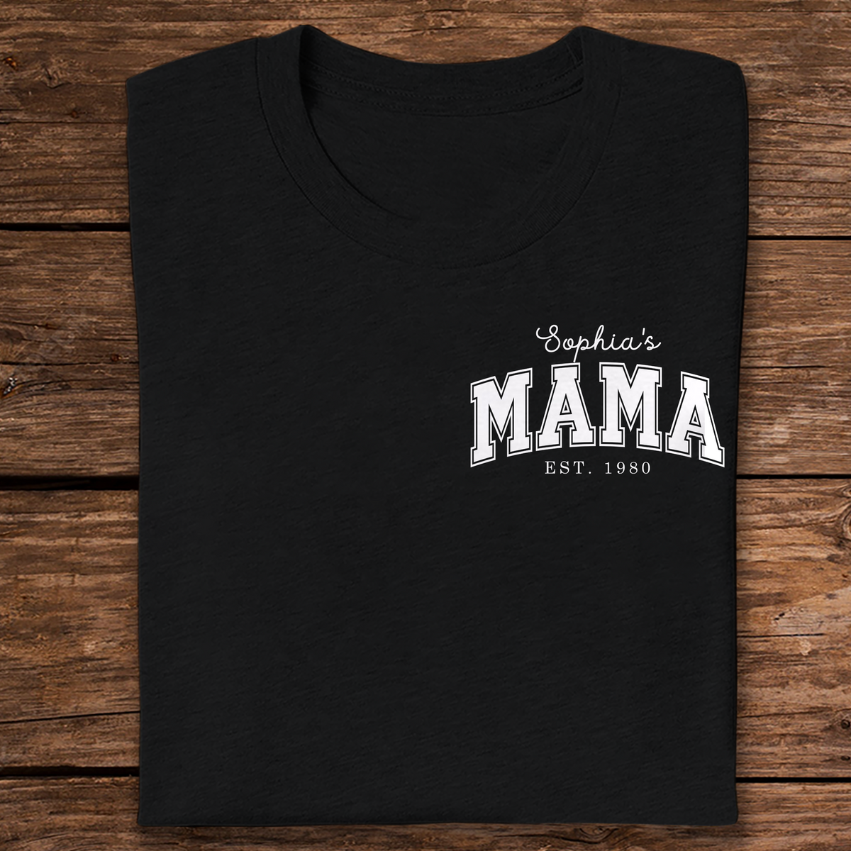Personalized Mom EST Dark Shirt With Kid Name CH07 910844