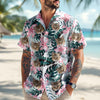 Custom Photo Funny Face Cat Tropical Floral Hawaii Shirt HA75 892262