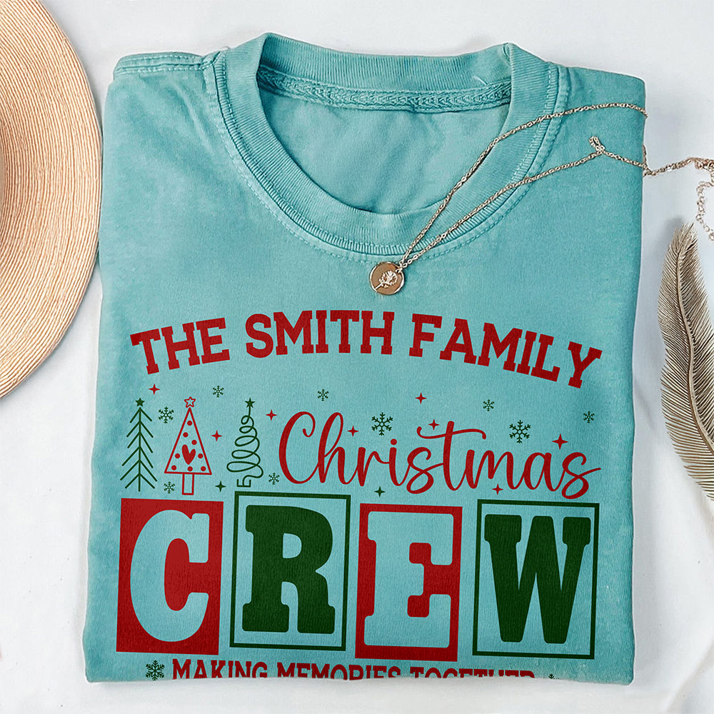 Personalized Christmas Crew Matching Family Comfort Shirt, Xmas Gift for Family HA75 922194