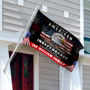 Custom Family Name America 250th Anniversary We The People Eagle House Flag CH07 899078