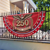 Custom Name 250th United States Of America 1776 - 2026 Anniversary Patriotic Non-Pleated Fan Flag CH07 911116