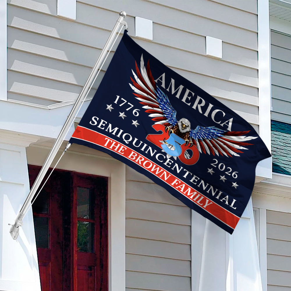 250 Years America Semiquincentennial Double-Sided House Flag CH07 899070