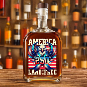 America 250 USA Freedom Liberty Whiskey Bottle HA75 897288