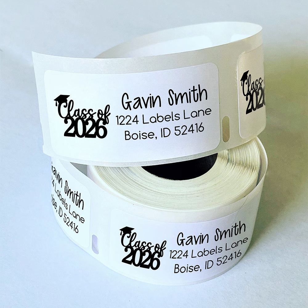 Personalized Name 2026 Graduation Party Address Labels Roll Sticker LM32 899333