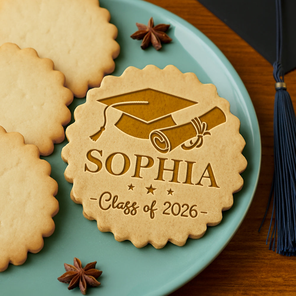 Custom Name Class Of 2026 Graduation Cookie Stamp CH07 911112