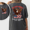 God Bless America 250 Years Of Freedom 1776 - 2026 Back & Front Dark Shirt CH07 910532