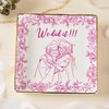 Custom Photo Best Friend Graduation Jewelry Dish, Personalized Toile Trinket Tray HO82 901612