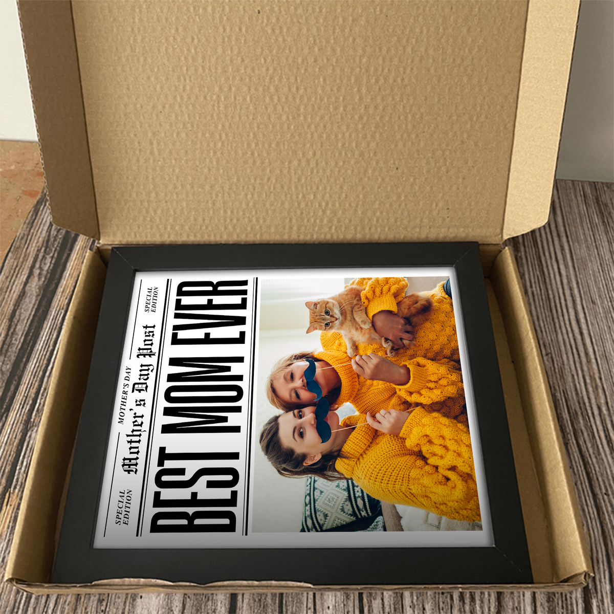 Custom Photo Best Mom Ever Picture Frame Mother's Day Gift HA75 920688