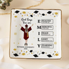 Personalised Cartoon Graduate Character Bible Name Jewellery Dish Graduation Gift for 2026 Graduates HO82 901818