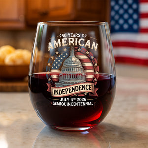 250 Years Of America Wine Glass TH10 894659