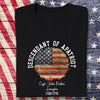 Personalized Name Descendant Of A Patriot Dark Shirt LM32 895543