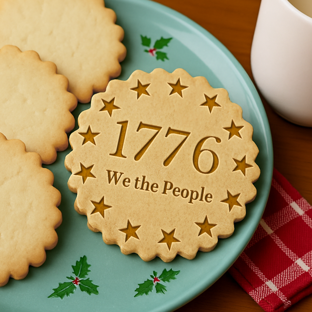 1776 We The People Cookie Stamp Patriotic USA 250 America Cookie Stamp CH07 910176