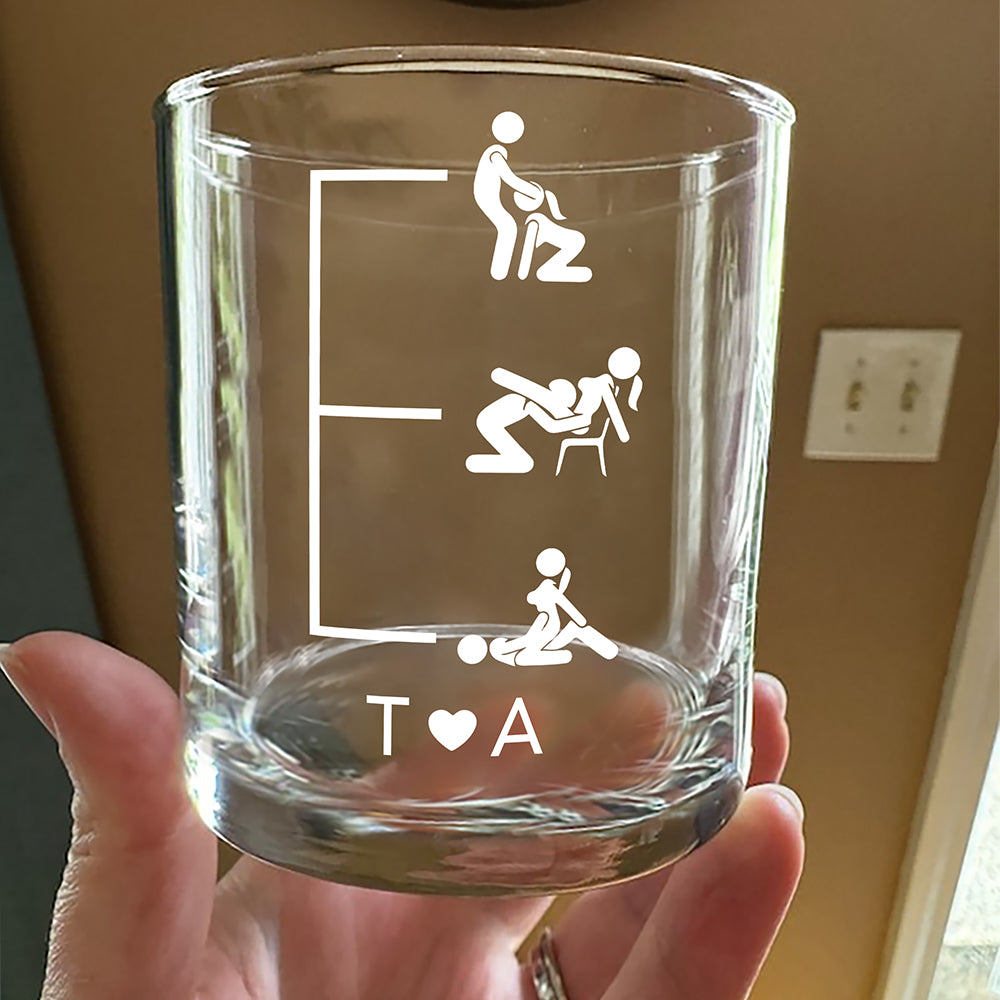 Personalized Funny Adult Whiskey Glass For Boyfriend Girlfriend TH10 170775