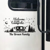 Personalized Welcome to Our Campsite RV Decal Sticker LM32 669405