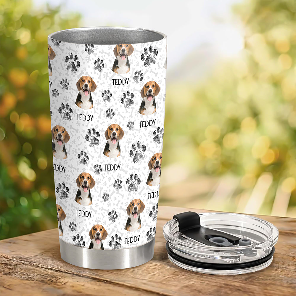 Custom Pet Photo Fat Tumbler Gift For Pet Owners CH07 910334