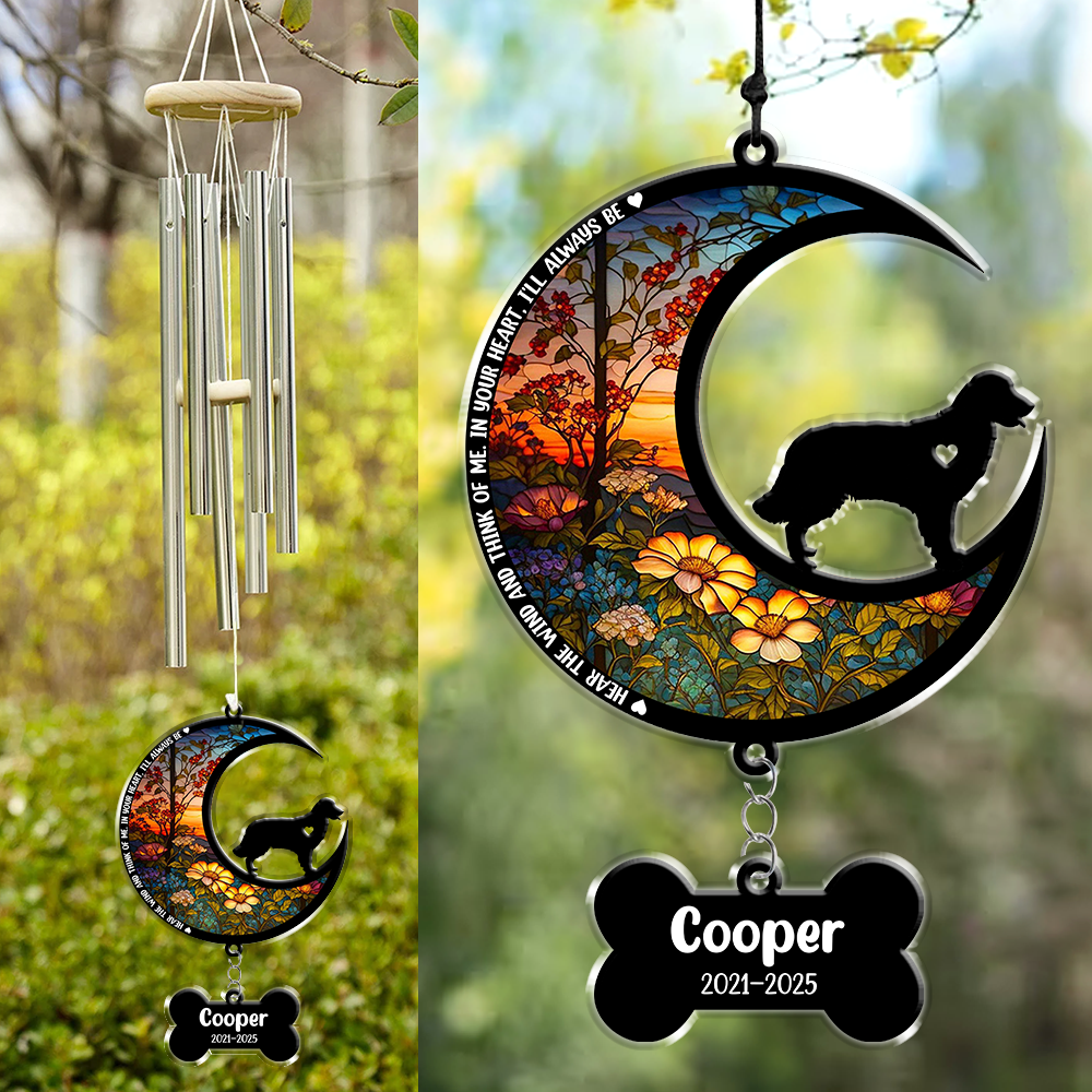 If Love Could Have Saved You, You Could Lived Forever Personalized Dog Memorial Acrylic Wind Chimes CH07 896318