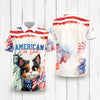 Personalized America Cat Dad, Dog Dad Polo Shirt LM32 899117