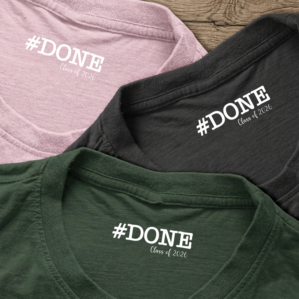 Personalized Done Class Of 2026 Graduation Neck Print Back Shirt LM32 899417