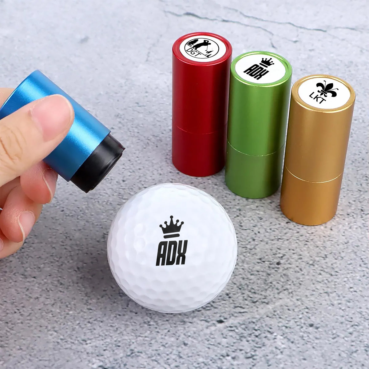 Personalized Golf Ball Stamp Box Golf Gifts for Men, Gift for Golfers, Golf Lovers HA75 898598