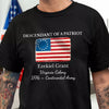 Custom Descendant of a Patriot Heritage Dark Shirt LM32 895551